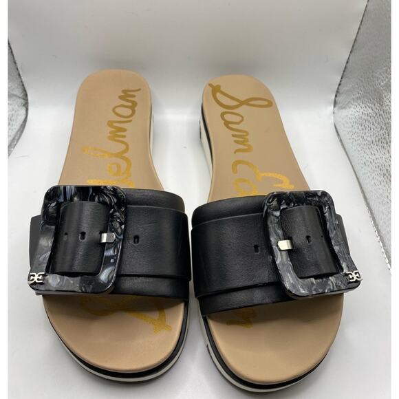 Sam Edelman Ariane Platform Sandal Black 6.5 NWB Blogger Favorite - Picture 2 of 5